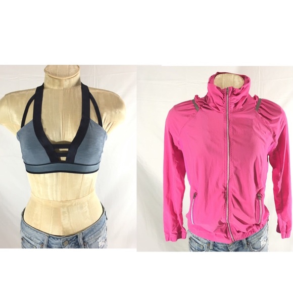 lululemon athletica Tops - Lululemon windbreaker and sports bra bundle